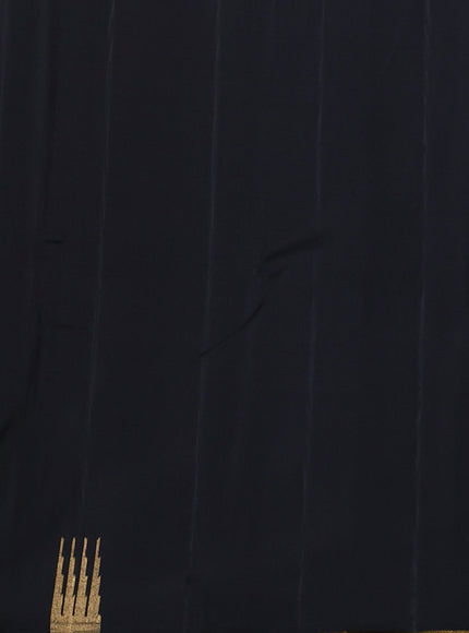 Black Pure Kanchipuram Silk Saree
