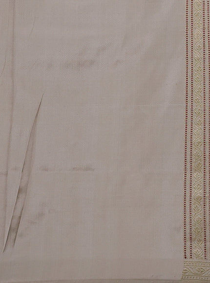 Green - Beige Banarasi Kora Saree