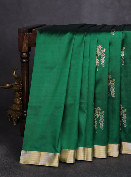 Green Banarasi Silk Saree