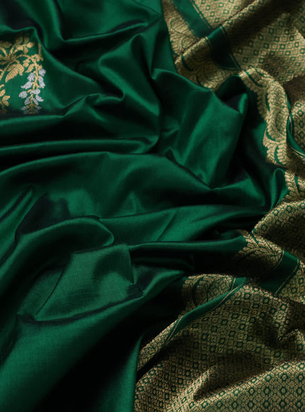 Green Banarasi Silk Saree