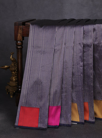 Royal Blue Banarasi Silk Saree