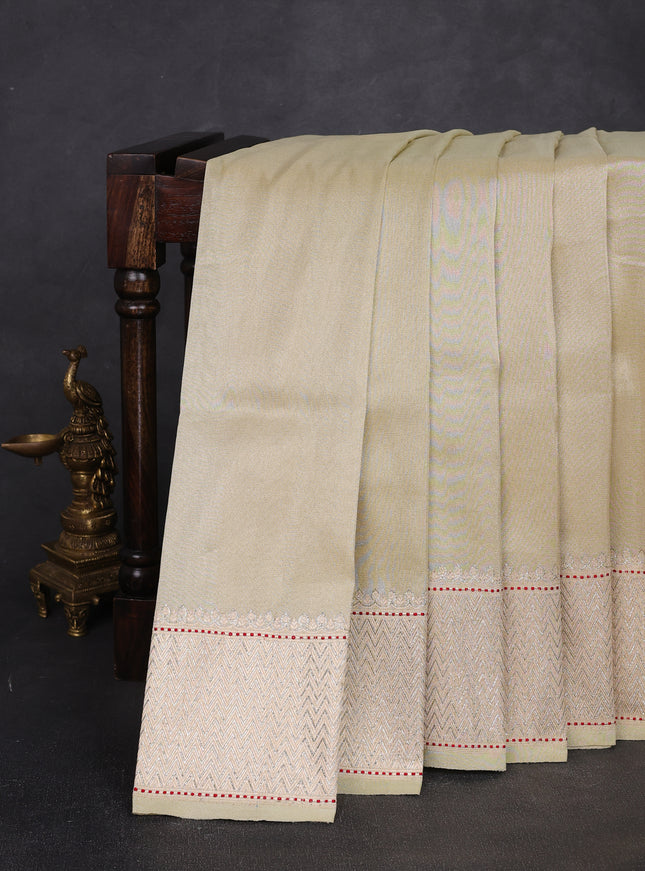 Gold Banarasi Silk Saree