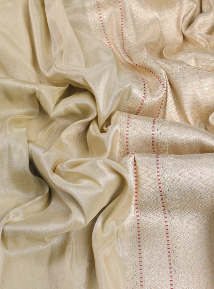Gold Banarasi Silk Saree