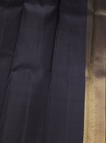 Pink- Black Pure Kanchipuram Silk Saree