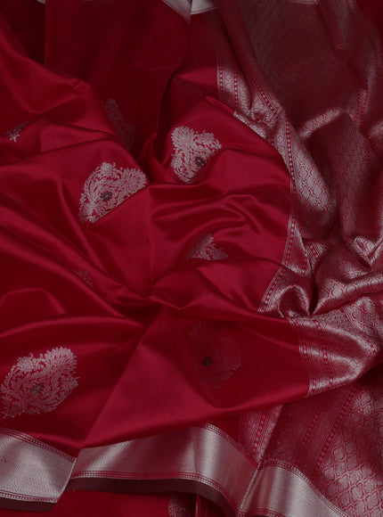 Red Banarasi Poona Silk Saree