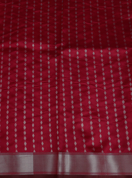 Red Banarasi Poona Silk Saree