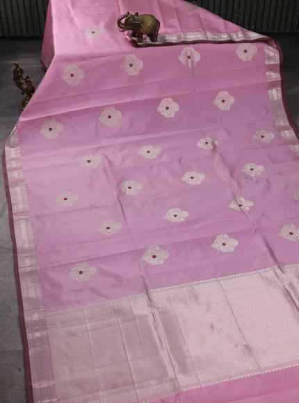 Light Pink Banarasi Poona Silk Saree