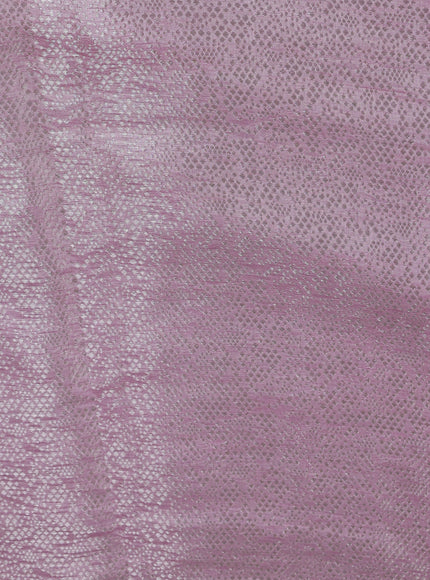 Light Pink Mul Chanderi Embroidery Saree