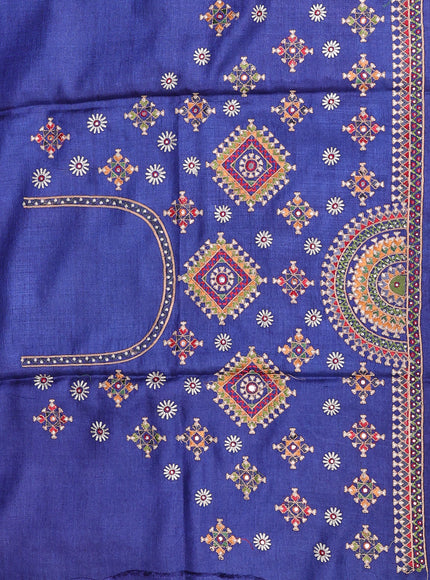 Mustard Tussar Silk Saree
