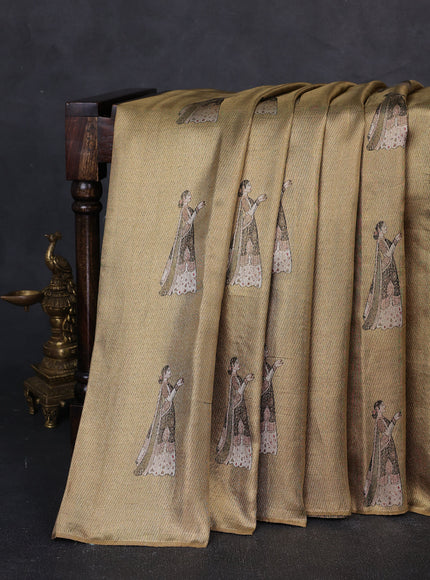 Gold Pure Kanchipuram Silk Saree