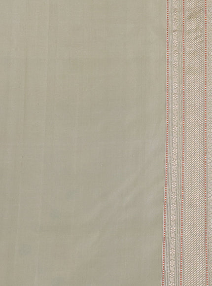 Pista Green Banarasi Silk Saree