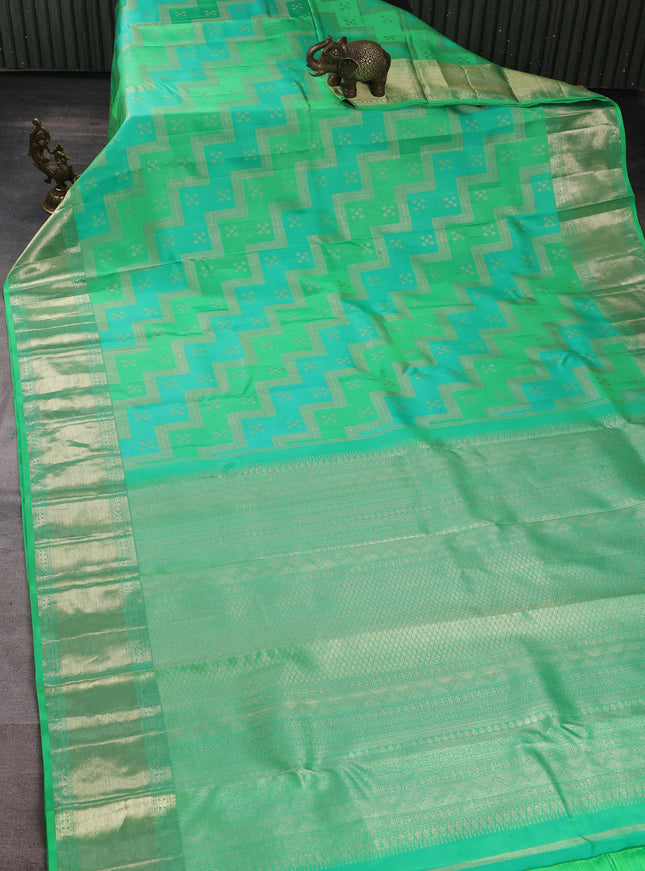 Green Pure Kanchipuram Silk Saree