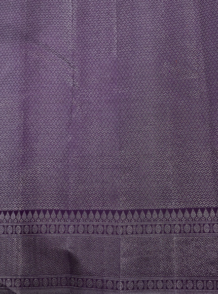 Purple Pure Kanchipuram Silk Saree