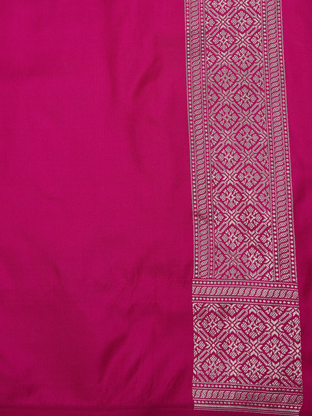 Rani Pink Banarasi Silk Saree
