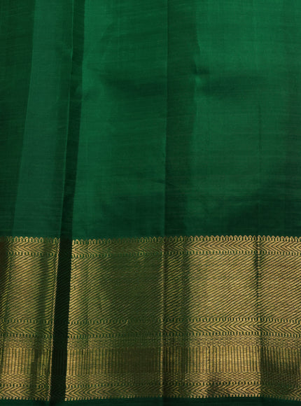 Red Pure Kanchipuram Embroidery Silk Saree