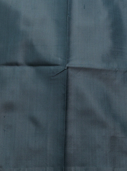 Grey Ikkat Silk Saree