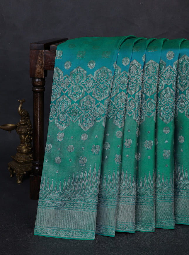 Green Pure Kanchipuram Silk Saree