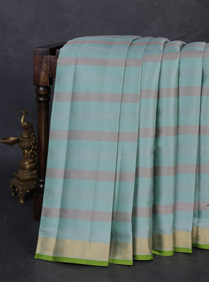 Pastel Green Pure Kanchipuram Silk Saree