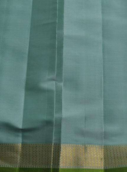 Pastel Green Pure Kanchipuram Silk Saree