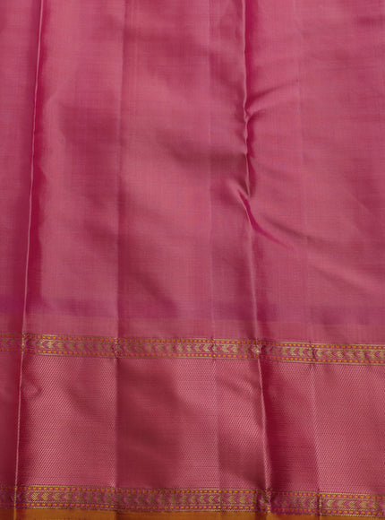 Magenta - Pink Pure Kanchipuram Silk Saree