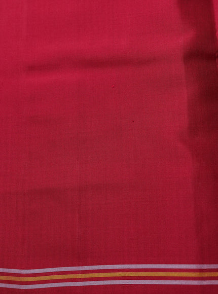 Red Ikat Silk Saree