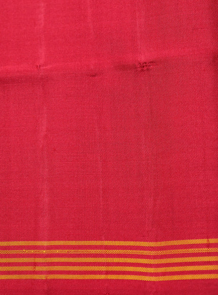 Green - Red Ikat Silk Saree