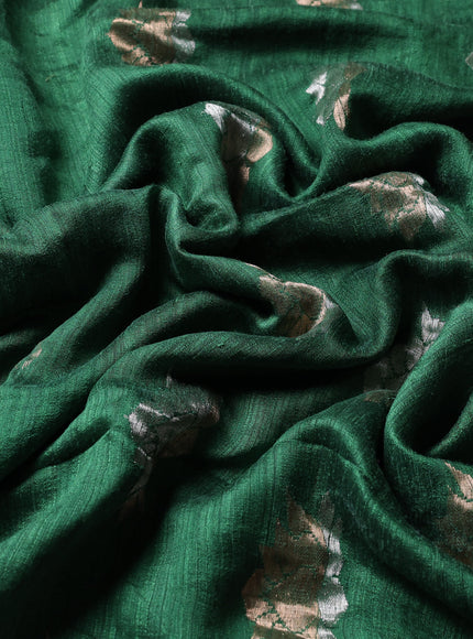 Green Matka Tussar Saree