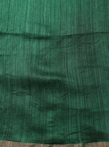 Green Matka Tussar Saree