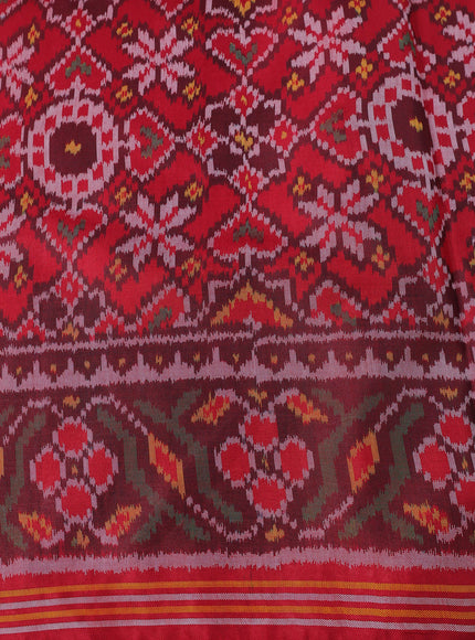 Pink Tussar Silk Embroidery Saree