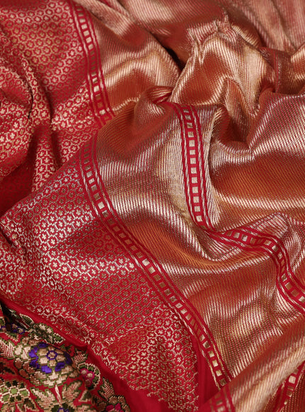 Red Banarasi Silk Saree