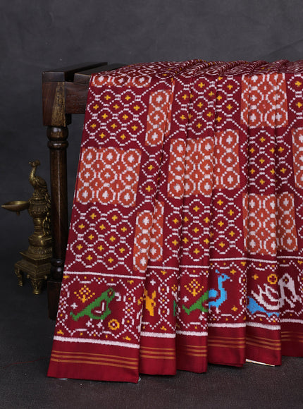 Red Patan Patola Silk Saree