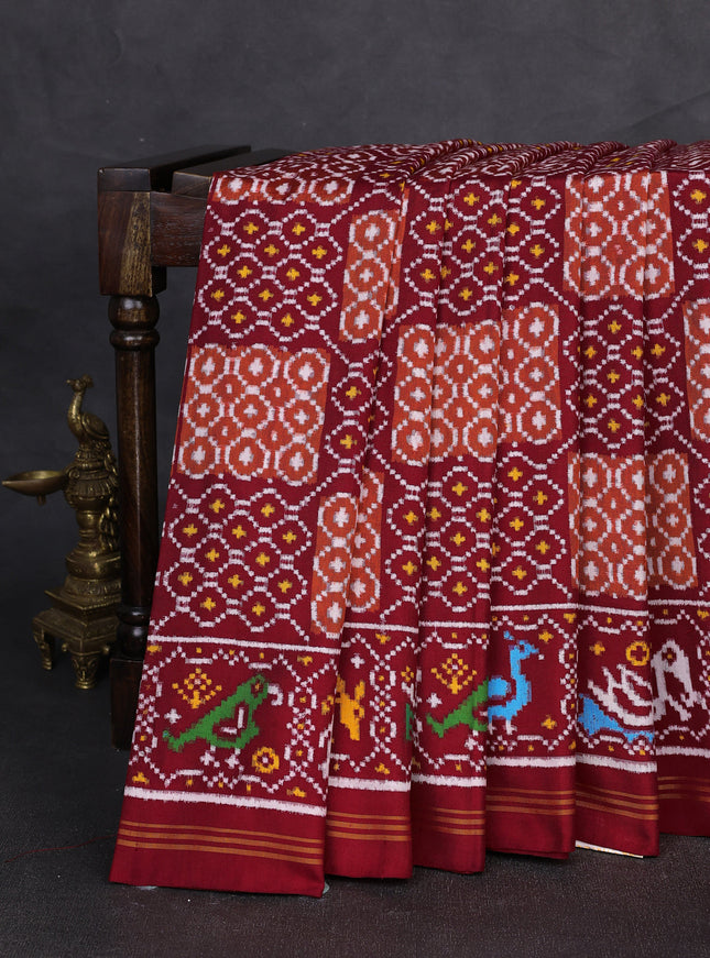 Red Patan Patola Silk Saree