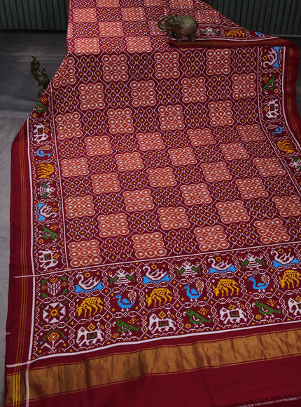 Red Patan Patola Silk Saree