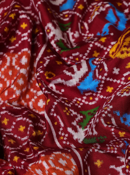 Red Patan Patola Silk Saree