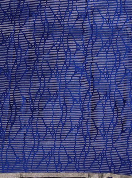Royal Blue Banarasi Mushru Silk Saree