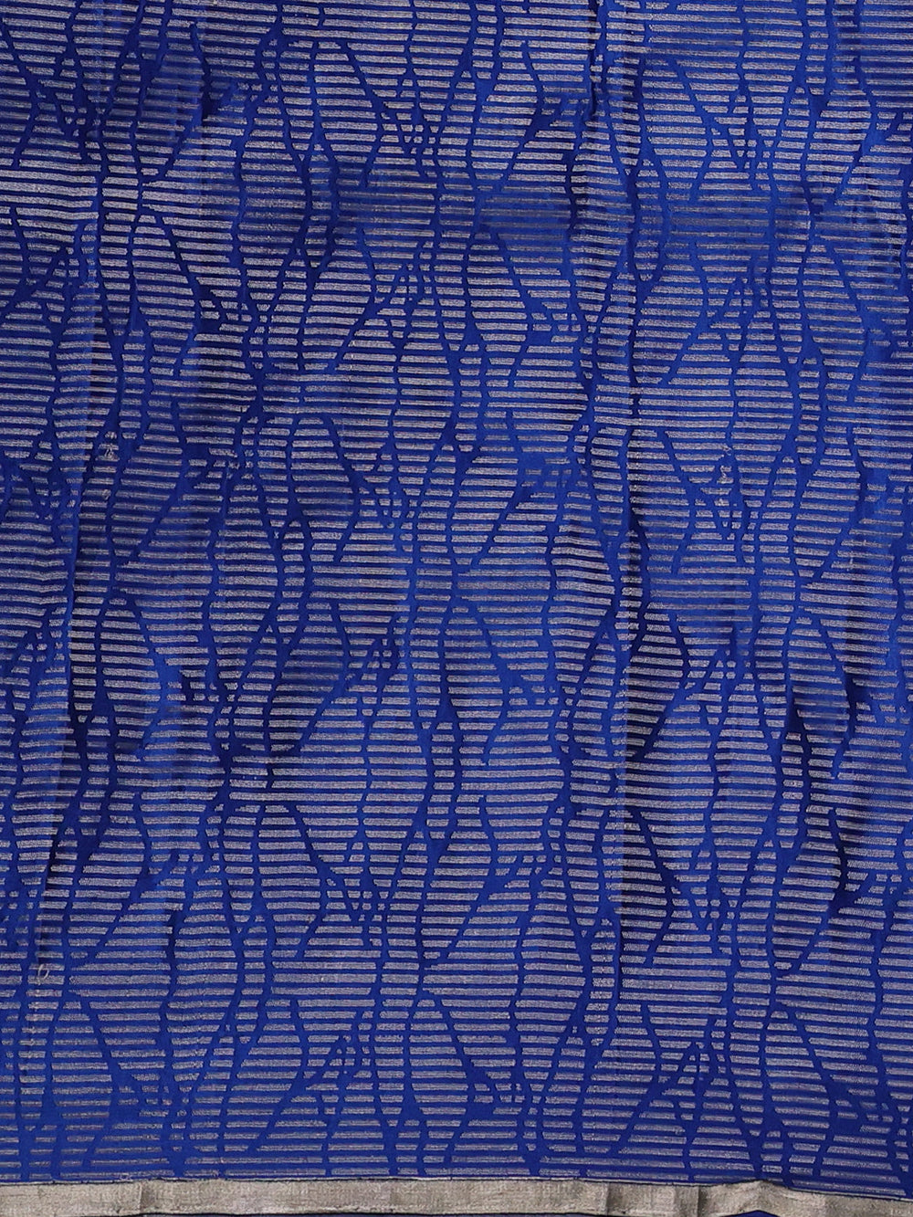 Royal Blue Banarasi Mushru Silk Saree