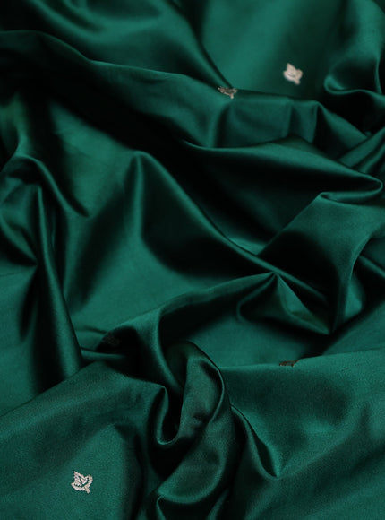 Green Banarasi Mushru Silk Saree