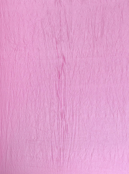 Pink - Grey Bandhani Silk Saree