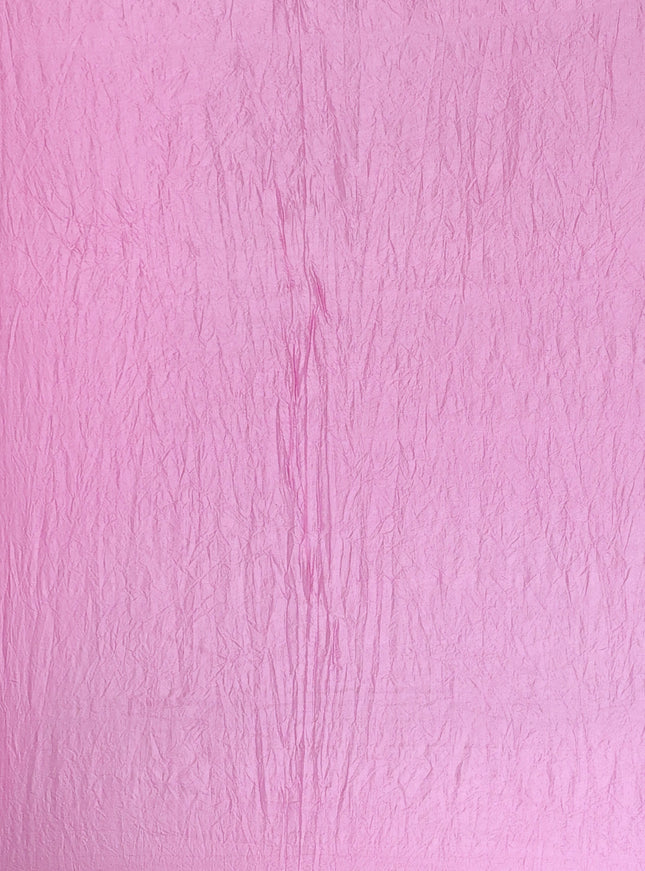 Pink - Grey Bandhani Silk Saree