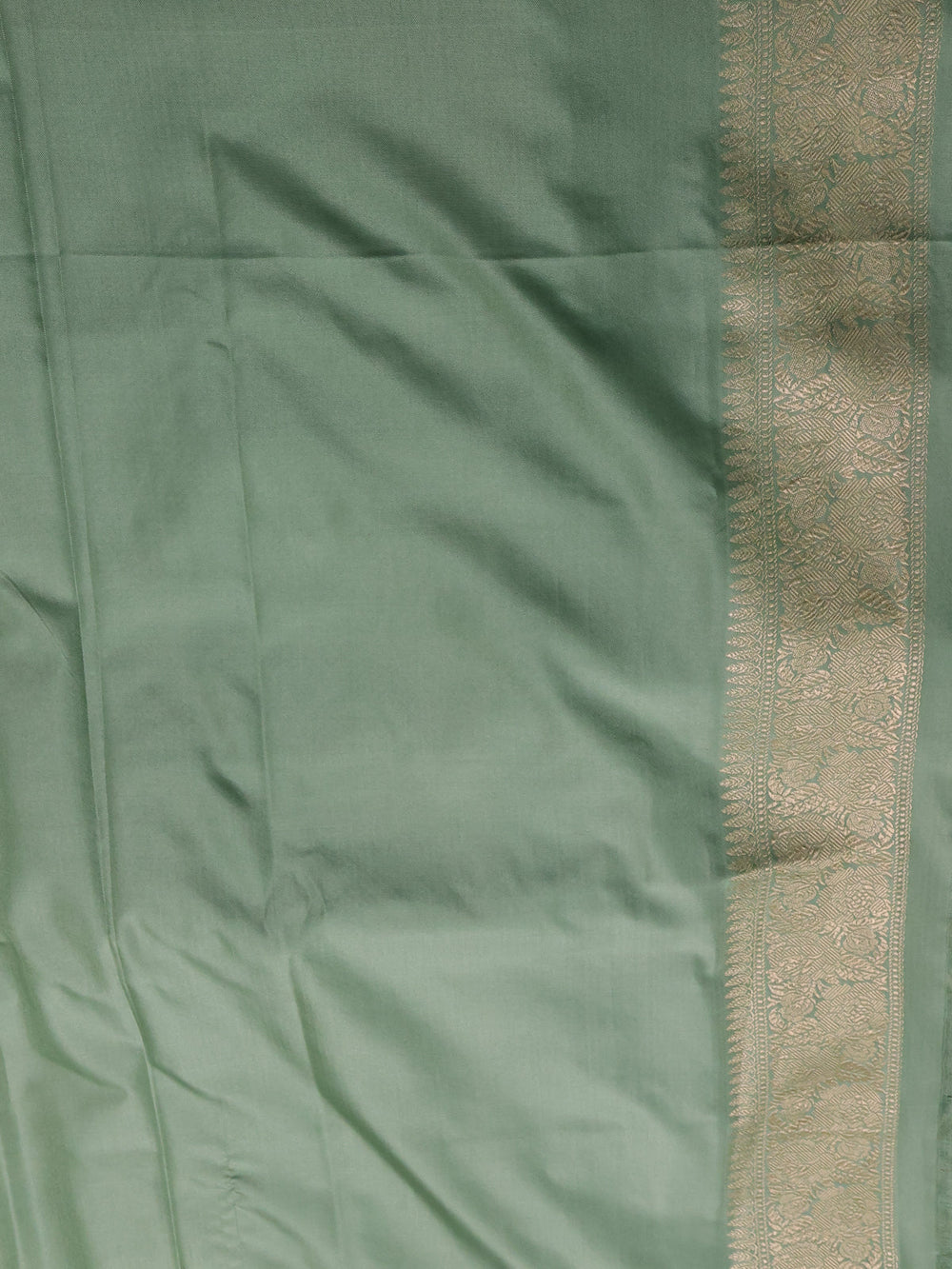 Pastel Green Banarasi Silk Saree