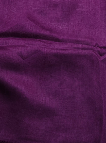 Purple Chanderi Embroidery Saree