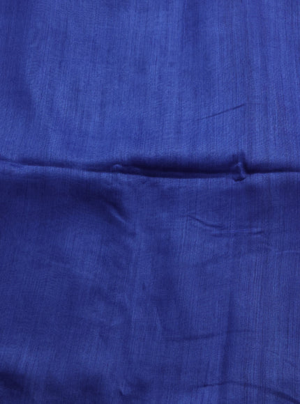 Blue Chanderi Embroidery Saree