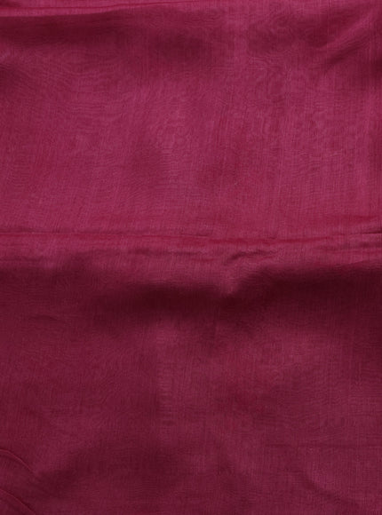 Vibrant Pink Chanderi Embroidery Saree