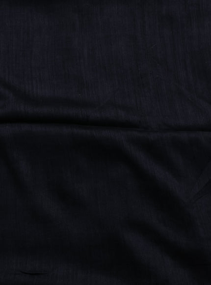 Black Chanderi Tussar Embroidery Saree