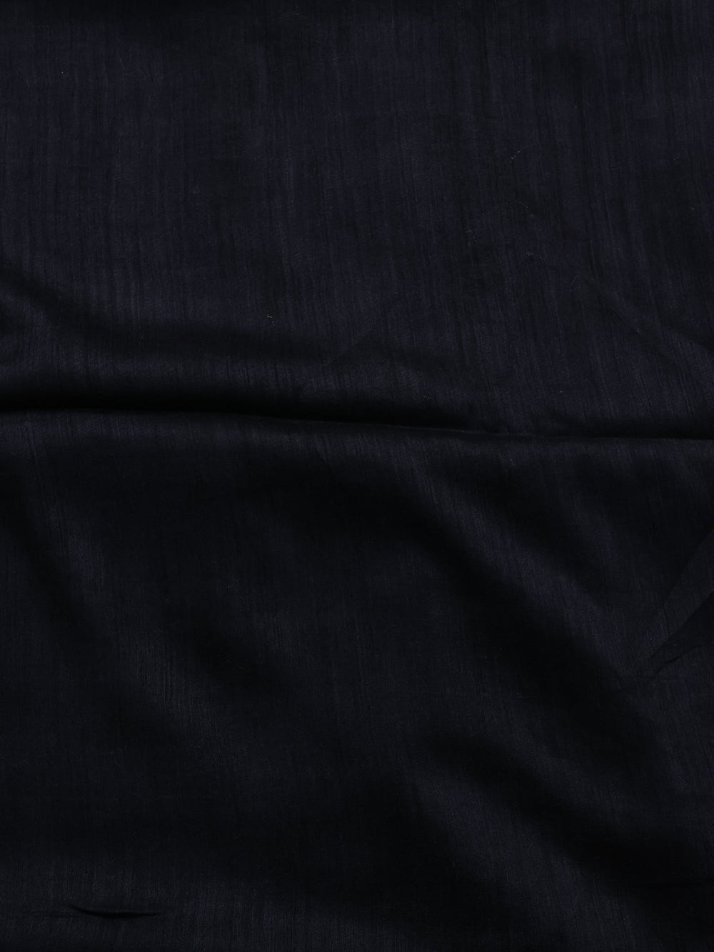 Black Chanderi Tussar Embroidery Saree