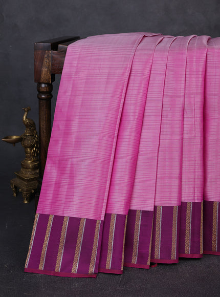 Lavender - Purple Kanchipuram Tussar Silk Saree