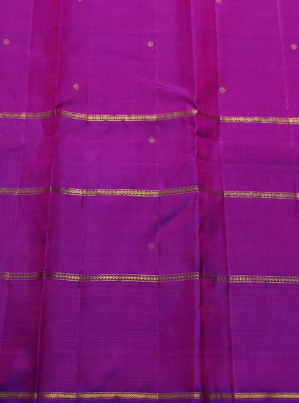 Pink - Purple Pure Kanchipuram Silk Saree