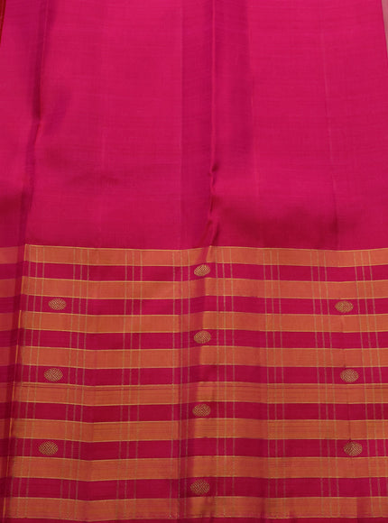 Pink Pure Kanchipuram Silk Saree