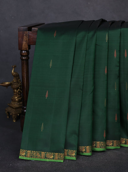 Green Pure Kanchipuram Silk Saree