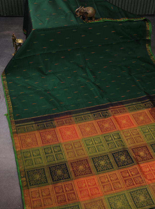 Green Pure Kanchipuram Silk Saree